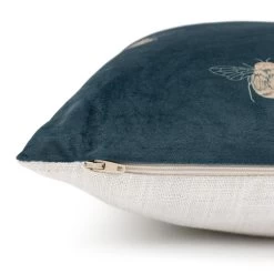 Habitat Gold Bee Printed Cushion - Teal - 43x43cm -Home Furnishings Store 2072610 R Z003A