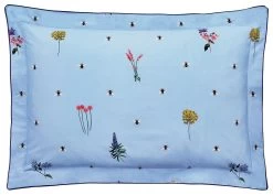 Joules Cotton Percale Pollinators Blue Bedding Set - Single -Home Furnishings Store 2073516 R Z003A