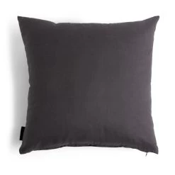 Habitat Velvet Panel Cushion - Grey & Black - 50x50cm -Home Furnishings Store 2078793 R Z002A