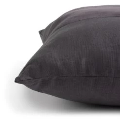 Habitat Velvet Panel Cushion - Grey & Black - 50x50cm -Home Furnishings Store 2078793 R Z003A