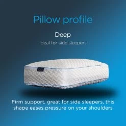 Snuggledown Bliss Cool Touch Memory Foam Firm Pillow -Home Furnishings Store 2253518 R Z004A