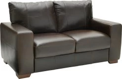 Habitat Eton Leather 2 Seater Sofa - Chocolate -Home Furnishings Store 2263728 R Z002A UC17555290
