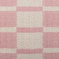 Habitat Checker Board Cushion - White & Pink - 43x43cm -Home Furnishings Store 2714796 R B001