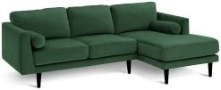 Habitat Jacob Velvet Right Hand Corner Sofa - Emerald Green -Home Furnishings Store 2910291 R Z003A