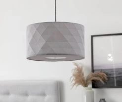 Habitat Skandi Geometric Shade - Grey -Home Furnishings Store 3066443 R Z002C