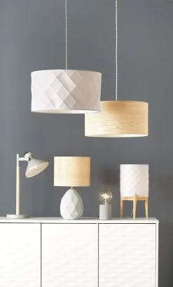 Habitat Skandi Geometric Shade - Grey -Home Furnishings Store 3066443 R Z005C