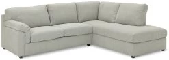 Habitat Florence Fabric Right Hand Corner Chaise Sofa- Cream