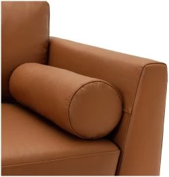 Habitat Jackson Leather Left Corner Chaise Sofa - Tan -Home Furnishings Store 3102486 R Z009A