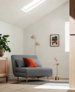 Habitat Roma Small Double Chairbed - Grey -Home Furnishings Store 3104958 R Z004C