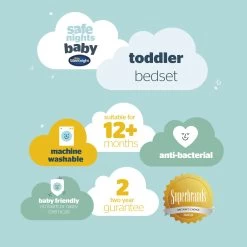 Silentnight Safe Nights Anti Allergy Duvet & Pillow -Cot Bed -Home Furnishings Store 3112012 R Z009A