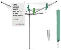 Brabantia 60m Lift-O-Matic Washing Line With Ground Spike -Home Furnishings Store 3328923 R Z005A