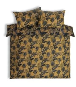 Habitat Palm Floral Print Mustard Bedding Set - Single -Home Furnishings Store 3344457 R Z002A