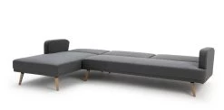 Habitat Andy Left Corner Fabric Clic Clac Sofa Bed - Grey -Home Furnishings Store 3361928 R Z007A