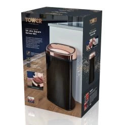 Tower 58L Sensor Bin - Rose Gold & Black -Home Furnishings Store 3377541 R Z005A