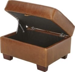 Habitat Salisbury Leather Storage Footstool - Tan -Home Furnishings Store 3575752 R Z004A UC17677558