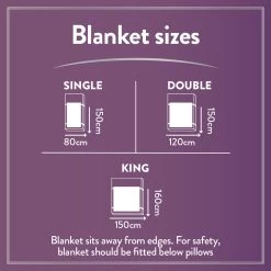 Slumberdown Comfy Cosy Nights Electric Blanket - Double -Home Furnishings Store 4525787 R Z008A