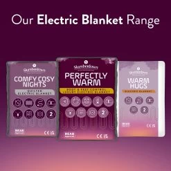 Slumberdown Comfy Cosy Nights Electric Blanket - Double -Home Furnishings Store 4525787 R Z012A