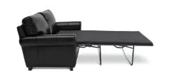 Habitat Salisbury 2 Seater Leather Sofa Bed - Black -Home Furnishings Store 4552121 R Z004A
