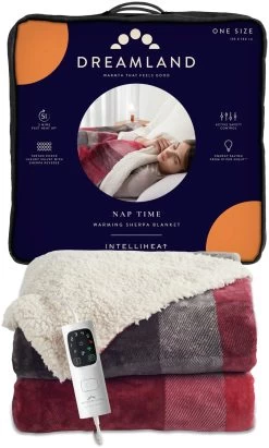 Dreamland Sherpa Tartan Reversible Overblanket -Home Furnishings Store 4883333 R Z002A