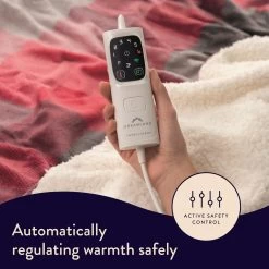 Dreamland Sherpa Tartan Reversible Overblanket -Home Furnishings Store 4883333 R Z006A