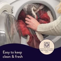 Dreamland Sherpa Tartan Reversible Overblanket -Home Furnishings Store 4883333 R Z007A