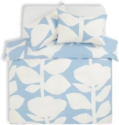 Habitat 180TC Abstract Floral Blue Bedding Set - Single -Home Furnishings Store 5792760 R Z002A