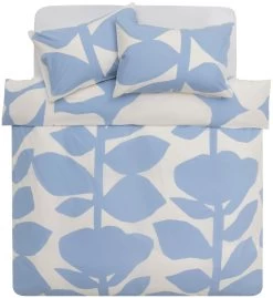 Habitat 180TC Abstract Floral Blue Bedding Set - Single -Home Furnishings Store 5792760 R Z004A