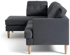 Habitat Joshua Left Hand Corner Chaise Sofa - Charcoal -Home Furnishings Store 6089647 R Z003A