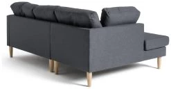 Habitat Joshua Left Hand Corner Chaise Sofa - Charcoal -Home Furnishings Store 6089647 R Z004A