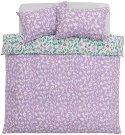 Habitat 180TC Floral Green & Pink Bedding Set - Single -Home Furnishings Store 7161038 R Z004A