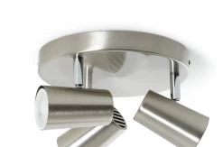 Habitat Spotlight 3 Light Plate - Brushed Chrome -Home Furnishings Store 7567395 R Z004A