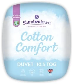 Slumberdown Cotton Comfort 10.5 Tog Duvet - Single