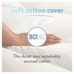 Slumberdown Cotton Comfort 10.5 Tog Duvet - Single -Home Furnishings Store 7878125 R Z004A