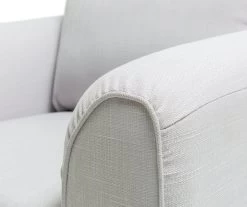 Habitat Cooper Fabric Armchair - Light Grey -Home Furnishings Store 7956377 R Z004A