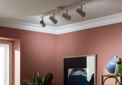 Habitat Spotlight 4 Light Bar - Matt White -Home Furnishings Store 8132341 R Z002C