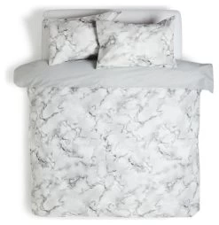 Habitat Marble White & Black Bedding Set - Single -Home Furnishings Store 8343271 R Z002A
