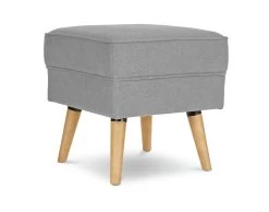 Habitat Callie Fabric Footstool - Light Grey -Home Furnishings Store 8817116 R Z002A