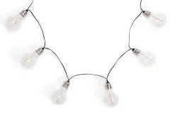 Habitat Neon Effect Bulb Solar String Lights -Home Furnishings Store 8894799 R Z002A