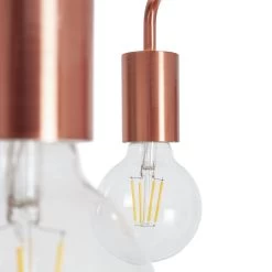 Habitat Rayner Steel LED Flush Ceiling Light - Rosegold -Home Furnishings Store 8927226 R Z002A