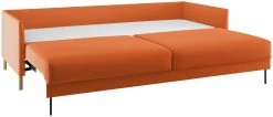 Habitat Hyde 3 Seater Fabric Sofa Bed - Orange -Home Furnishings Store 8972219 R Z002A