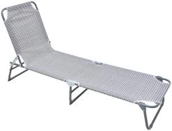 Habitat Folding Sun Lounger - Grey