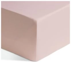 Habitat Egyptian Cotton 400TC Blush Fitted Sheet - Kingsize