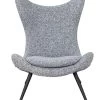 Habitat Robbie Fabric Accent Chair - Grey