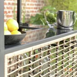 Habitat Beach Bar Gazebo With Stools - Natural -Home Furnishings Store 9139941 R Z010C