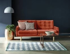 Habitat Fenner Fabric 3 Seater Sofa - Charcoal -Home Furnishings Store 9173440 R Z001C