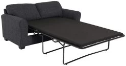 Habitat Lisbon Small Double Fabric Sofa Bed - Charcoal -Home Furnishings Store 9198786 R Z002A