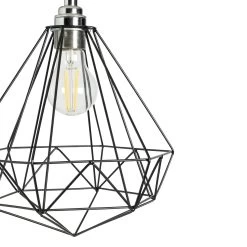 Habitat Kanso Wire Pendant Shade - Black -Home Furnishings Store 9199462 R Z003A