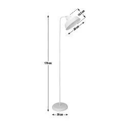 Habitat Benson Floor Lamp - Mustard -Home Furnishings Store 9210114 R Z020A