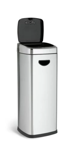 Habitat 30 Litre Square Touch Top Bin - Silver -Home Furnishings Store 9212569 R Z002A