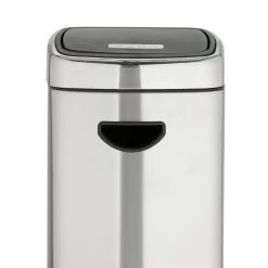 Habitat 30 Litre Square Touch Top Bin - Silver -Home Furnishings Store 9212569 R Z004A